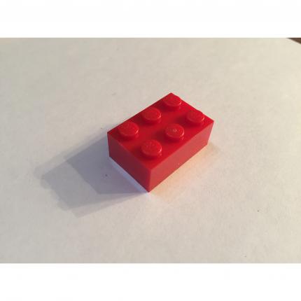 Brique 2x3 rouge 300221 pièce détachée lego