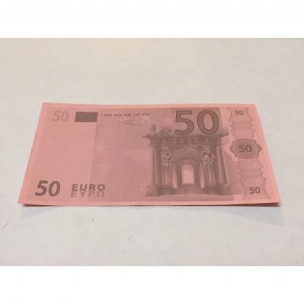 LOT X5 BILLETS DE 50 EUROS PIÈCE DÉTACHÉE MONOPOLY ANTI MONOPOLY