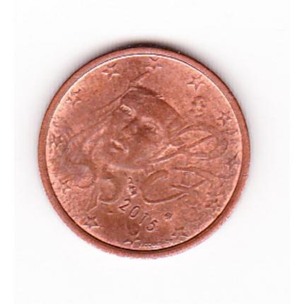 Pièce de monnaie 2 cent centimes euro France 2015