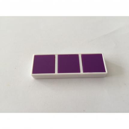Domino violet violet violet pièce détaché Chromino Deluxe les dominos de couleur
