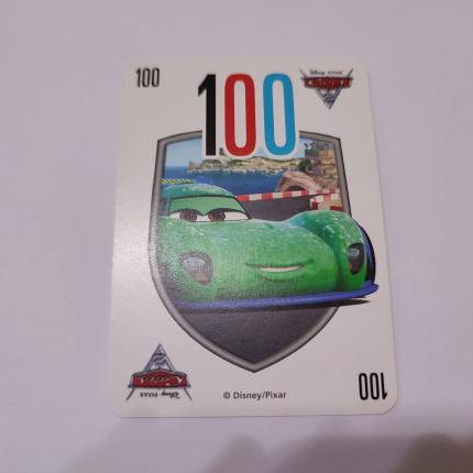 Carte 100 carla veloso pièce jeu 1000 mille bornes cars 2 Dujardin Disney Pixar