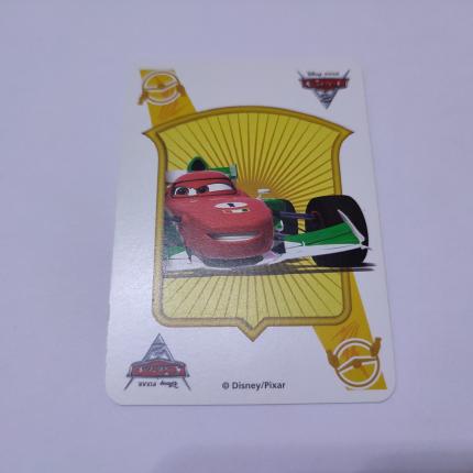 Carte botte as du volant Francesco Bernoulli 1000 mille bornes cars 2 Dujardin Disney Pixar