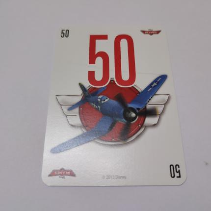 Carte 50 Skipper pièce détachée jeu 1000 mille bornes planes Dujardin Disney