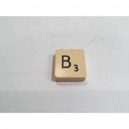 Lettre noir B pièce détachée jeu de société Scrabble J.W.SPEAR & SONS