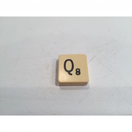Lettre noir Q pièce détachée jeu de société Scrabble J.W.SPEAR & SONS