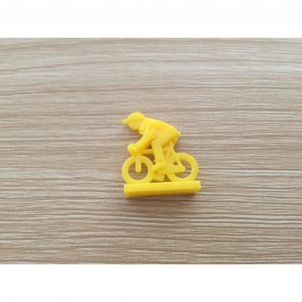 Vélo jaune pièce détachée jeu de société Richesses de France édition Nathan #A42