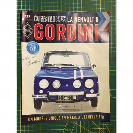 Fascicule seul sans pièce N°98 pièce détachée Renault R8 Gordini 1/8 1/8ème Eaglemoss collections #A67