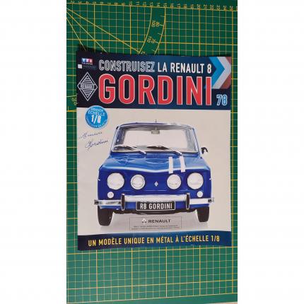 Fascicule seul sans pièce N°78 pièce détachée Renault R8 Gordini 1/8 1/8ème Eaglemoss collections #A67