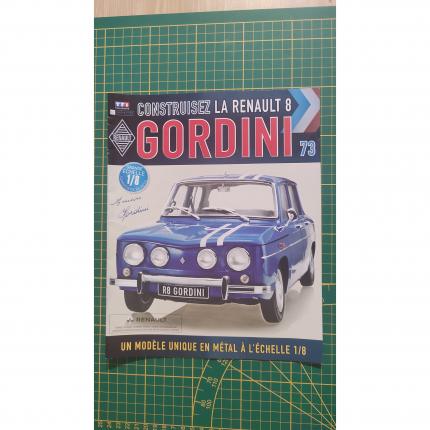 Fascicule seul sans pièce N°73 pièce détachée Renault R8 Gordini 1/8 1/8ème Eaglemoss collections #A67