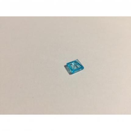 Pente 45 1x1x23 Quadruple Convexe Pyramide bleu transparent 22388 pièce détachée Lego #A49