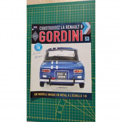 Fascicule seul sans pièce n°53 pièce détachée Renault R8 Gordini 1/8 1/8ème Eaglemoss collections #A67