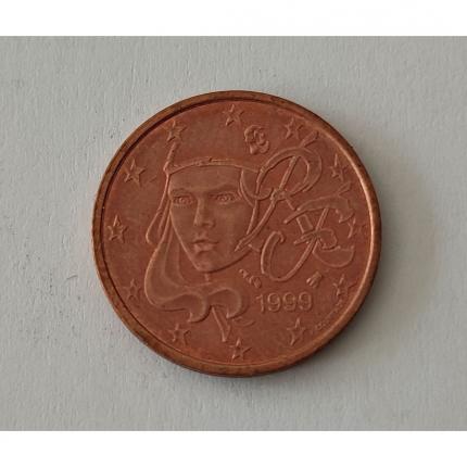 Pièce de monnaie 2 cent centimes euro France 1999 #B64