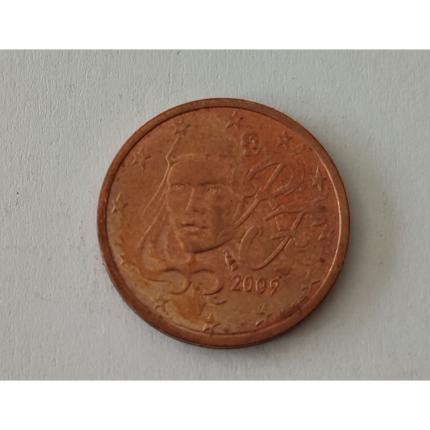 Pièce de monnaie 2 cent centimes euro France 2009 #B64