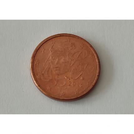 Pièce de monnaie 1 cent centimes euro France 2016 #B64