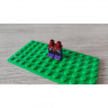 Hanches et jambes violet foncé avec chaîne argentée 6102346 pièce détachée Lego #C06