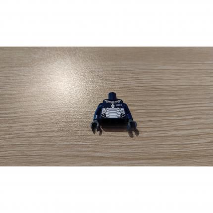 Armure spatiale de torse avec motif « LUIZ » pièce détachée personnage Lego #C21