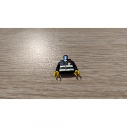 Insigne doré d uniforme de feu de torse 4275338 pièce détachée personnage Lego #C21