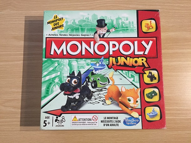 Pièce détachée jeu de société Monopoly Junior Hasbro Gaming