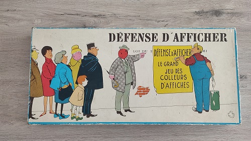 jeu de société Défense d'afficher aux éditions Gay-Play