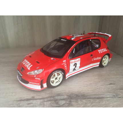 SOLIDO PEUGEOT 206 WRC RALLYE MONTE CARLO 2003 NUMERO 2