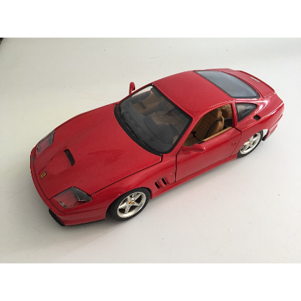 BURAGO FERRARI 550 MARANELLO 1996 ROUGE
