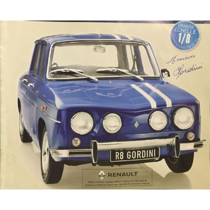RENAULT R8 GORDINI 1/8 EAGLEMOSS COLLECTIONS