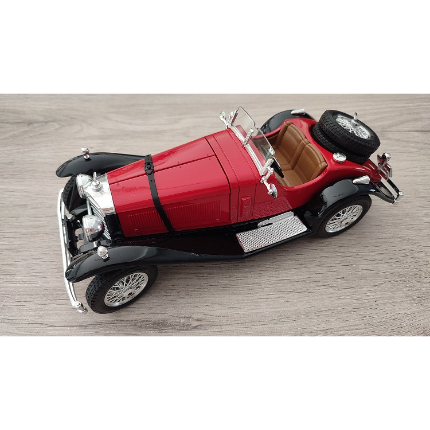 BURAGO MERCEDES BENZ SSK 1928 ROUGE 1/18 1/18E 1/18EME