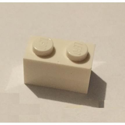 brique blanche 1x2 300401 pièce détachée Lego