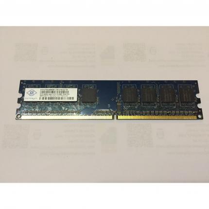 barrette mémoire ram pc de bureau NANYA NT512T64U88B0BY-37B PC2-4200U-444-12-D1 512MB 1RX8