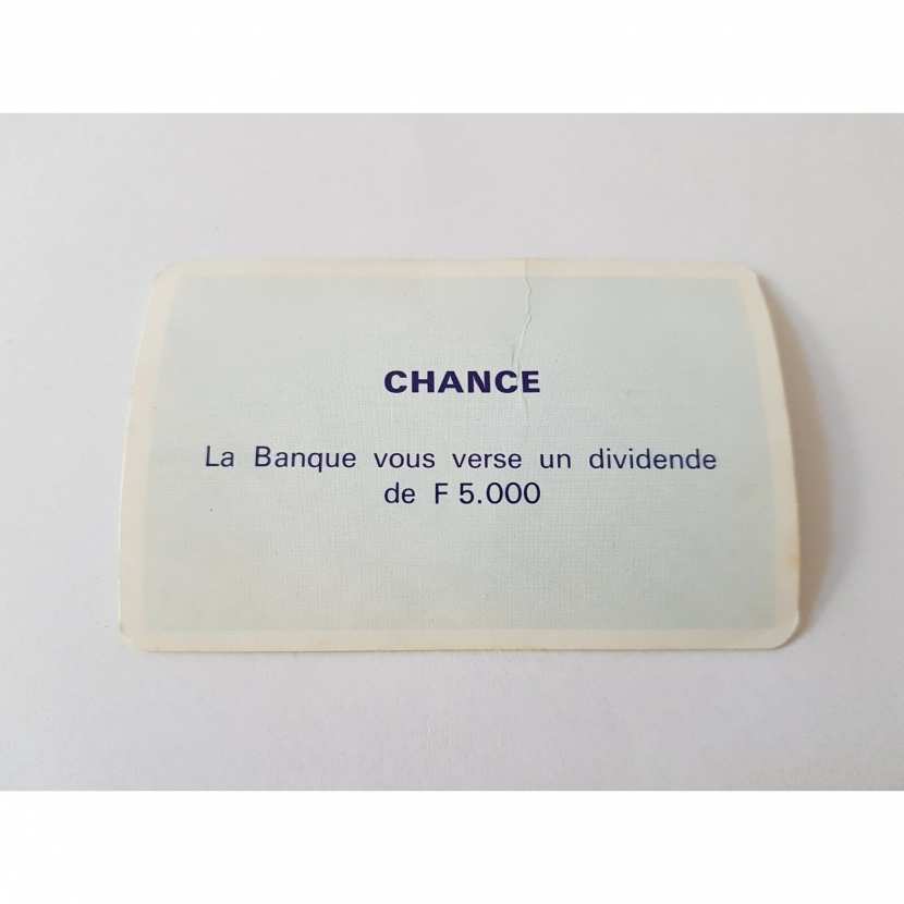 Carte Chance Monopoly Miro Parker La Banque Vous Verse Un Dividende Carte Chance Monopoly Miro Parker La Banque Vous Verse Un Dividende