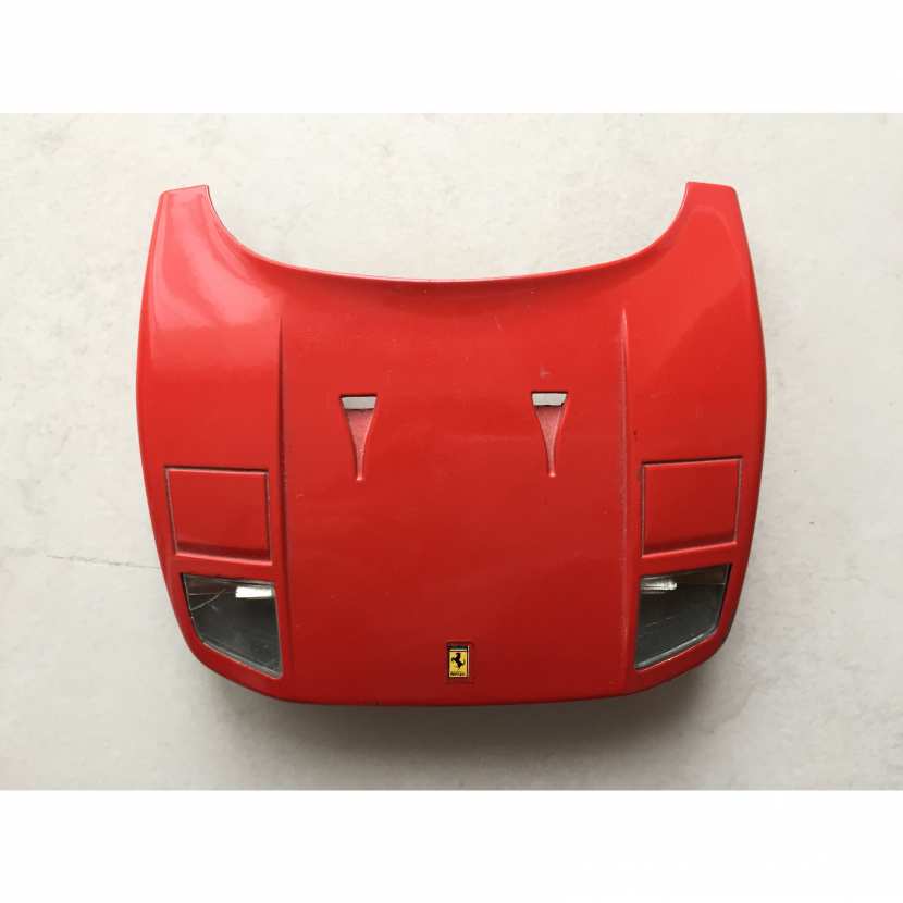 capot avant avec feux pièce miniature Ferrari f40 1/18 1/18e 1/18eme burago 