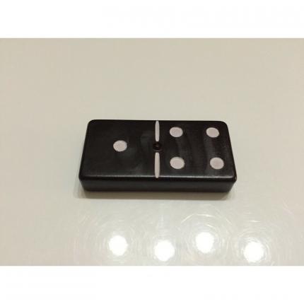 DOMINOS NOIR PLASTIQUE DOUBLE SIX PLASTIQUE PIÈCE DÉTACHÉE 1-4