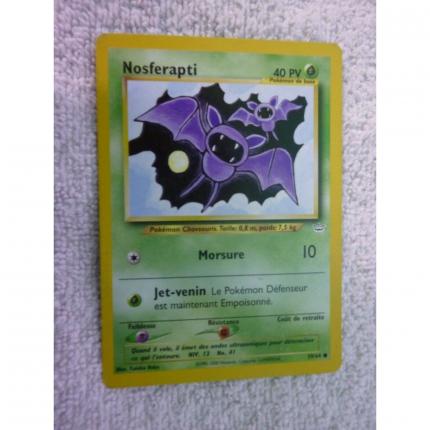 Carte pokémon nosferapti 59/64 commune Néo Révélation wizard