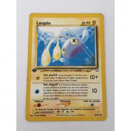 Loupio Neo Révélation Logo Edition 1 42/64 Carte Pokemon commune Française