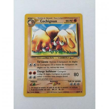 Carte Pokemon COCHIGNON 36/64 peu commune Néo révélation Wizard Française