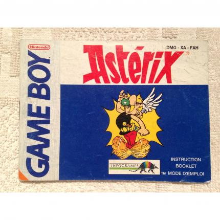 NOTICE SEULE ASTERIX NINTENDO GAME BOY DMG-XA-FAH