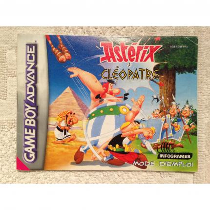 NOTICE SEULE ASTÉRIX ET CLÉOPÂTRE NINTENDO GAME BOY ADVANCE AGB-AOBP-FRA