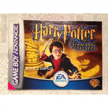 NOTICE SEULE HARRY POTTER ET LA CHAMBRE DES SECRET GAME BOY ADVANCE AGB-A7HP-FRA
