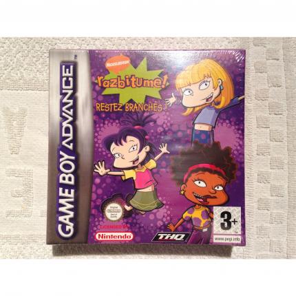 Jeu nintendo Gameboy Advance GBA RAZBITUME RESTEZ BRANCHÉS neuf sous blister
