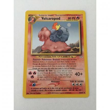 Carte Pokemon VOLCAROPOD 33/64 peu commune Néo révélation Wizard Française