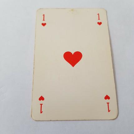 CARTE 1 AS DE CŒUR CARTE LUTECE BRIDGE POKER CANASTA