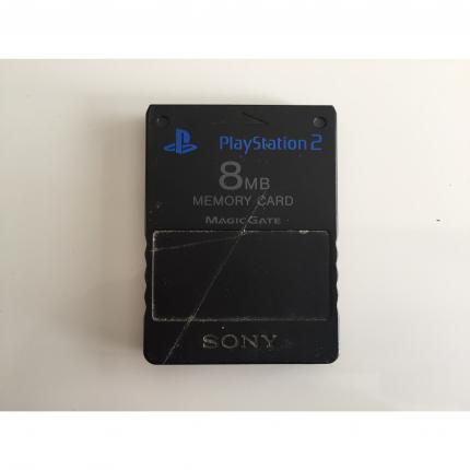 carte mémoire noir 8mb memory card officielle sony console playstation 2 PS2