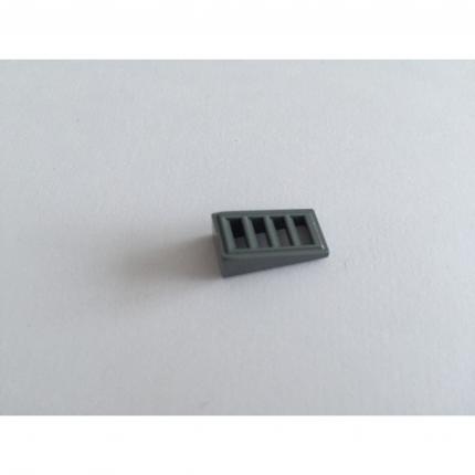 PIÈCE GRILLE 1X2X2/3 GRIS FONCE 4540386 Lego city la prison en haute mer 60130