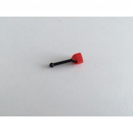 PIÈCE ANTENNE SUPPORT ROUGE 74335 pièce détachée Lego