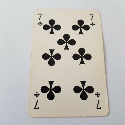 CARTE 7 SEPT DE TREFLE CARTE LUTECE BRIDGE POKER CANASTA