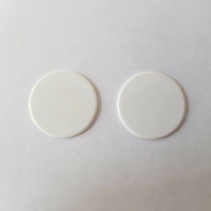 LOT DE 2 JETON ROND BLANC NAIN JAUNE REF 1274 GARNIER CORNIL