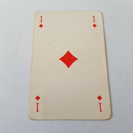 CARTE 1 AS DE CARREAU CARTE LUTECE BRIDGE POKER CANASTA