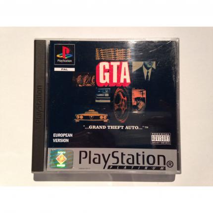 GTA GRAND THEFT AUTO PLATINUM  JEU COMPLET PS1 PLAYSTATION 1