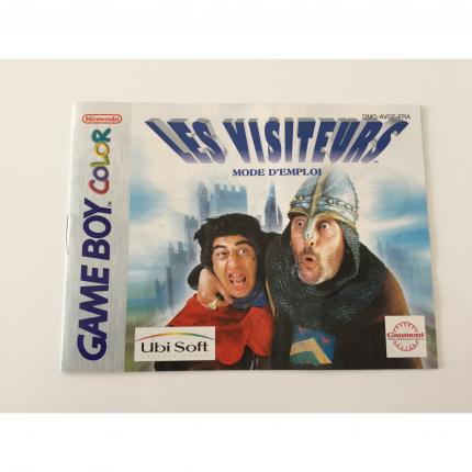 NOTICE SEULE LES VISITEURS NINTENDO GAME BOY COLOR DMG-AVGF-FRA