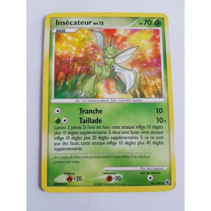 Carte Pokemon Insécateur 46/100 peu commune Diamant & Perle Aubes Majestueuse